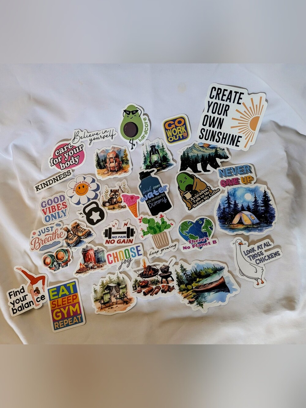 Assorted Outdoor Inspirational Stickers